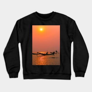 Inle Fishermen. Crewneck Sweatshirt